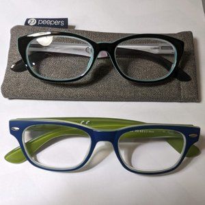 Peepers Reading Glasses (+1.00 correction) - Set of 2